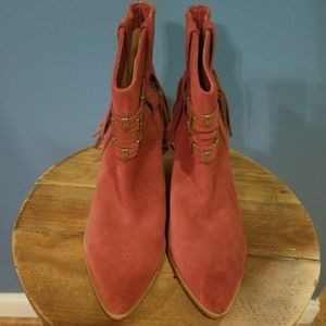 Frye Fringe Boots